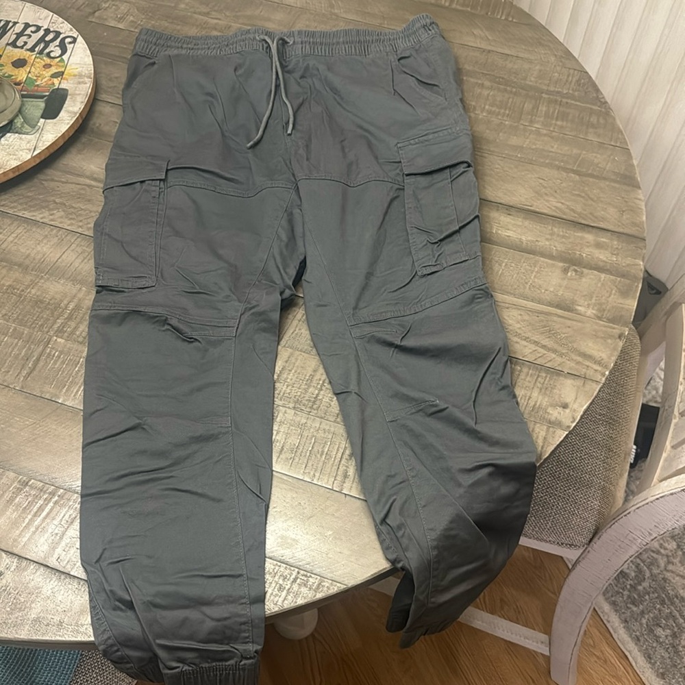 Lightly used H&M Grey Cargo Joggers Size XL
